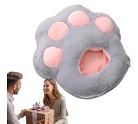 Nybhyjka Calentador de pies recargable | Calzado cálido con almohadilla térmica - Calentadores de pies de invierno con pata de gato, zapatos cálidos para oficinas, dormitorio, viajes