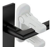 Nybhyjka Cerradura de palanca de puerta a prueba, cerradura de niño para manija de puerta | Pestillo de puerta adhesivo a prueba de bebés - No hay cerradura de puerta del niño de perforación