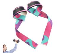 Nybhyjka Correas de muñeca para levantamiento de pesas, asistente de entrenamiento de fuerza, vendas de agarre para dominadas, gimnasio en casa, correas de entrenamiento muscular para levantamiento de