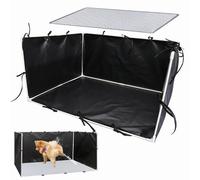 Nybhyjka - de para Perros, Pastillas para macetas de Perro en el Interior, Protector de de - Valla de Inodoro para Mascotas Ajustables fáciles de Limpiar 600D para Interiores y