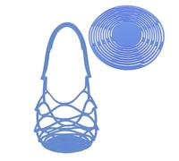 Nybhyjka de Vino de Silicona, Cesta de Malla, Antideslizante, Almohadilla de Aislamiento térmico para Mesa, Cubiertos, Blue, Refer to Description, Unisex