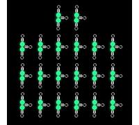 Nybhyjka - Equipo de Giratorio de 3 vías, giratoria de 3 vías, 20 Equipos de con Perlas fosforescentes - Conector Robusto en Forma de T para Plataformas de Gato,