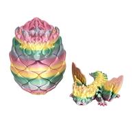 Nybhyjka Huevo de Dragón Misterio,Huevo de Dragón de - Juguetes de Dragón Impreso en - Juguetes articulados Dragón Fidget, Huevo de Dragón Volante con Dragón en el interior para Cumpleaños de