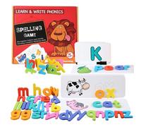 Nybhyjka Juegos de ortografía de Juguetes educativos de Palabras, Juguetes educativos para niños pequeños | Juegos de ortografía de Palabras Que se Pueden Limpiar,Tarjetas Flash con Juguetes