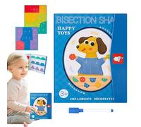 Nybhyjka Material matemático, Fracción de Manipulación Matemática | Diversión Fracciones Manipulación Juegos Fracciones,Herramienta Educativa Única de Aprendizaje de Matemáticas, Kit