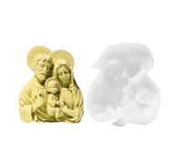 Nybhyjka Molde de jabón, molde de vela de silicona | Molde de yeso retrato,Molde de moldeo de resina, herramienta de fabricación de artesanías para jabón hecho a mano, vela, hornear pasteles