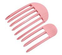 Nybhyjka Pinza para el cabello que da volumen, pinza para el pelo sin dejar rastros, 2 unidades de rulos con volumen natural, horquilla fija para cabello largo y corto, pasador de pelo sin dejar