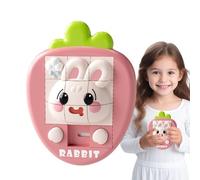 Nybhyjka Rompecabezas deslizantes, rompecabezas deslizante | Juego de rompecabezas de aprendizaje de fresas,Juguetes de rompecabezas, divertido juego de rompecabezas para niños y niñas mayores de 3