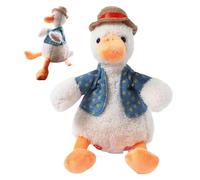 Nybhyjka Se Siembra Pato Peluche, Hablan Cantando Pato, Canta Material De Tela De Juguetes para Trucos Divertidos, Juguetes Musicales Educativos para Niños para Niños De Cumpleaños