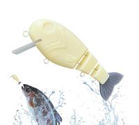 Nybhyjka Señuelos de Swimbait Gilde de Cola Flexible - Cebos Artificiales sin Pintar - Señuelo de Resistente al Desgaste, señuelos de Cola Flexible para Pescadores y Amantes de la