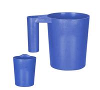 Nybhyjka Taza medidora grande - Vaso medidor de líquidos - Contenedor con mango dispensador cuchara para piscina, líquido, hornear, agua, cocina, lavandería, jardinería