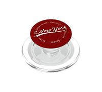 NYC Ciudad de Nueva York Letras del Estado Diseño Deportivo PopSockets PopGrip para MagSafe