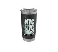NYC El Empire State Nueva York Vaso térmico de acero inoxidable de doble pared