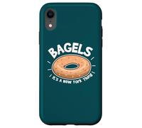 NYC Lover Bagels It's a New York Thing Bagels Funny Bagels Carcasa para iPhone XR