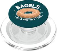 NYC Lover Bagels It's a New York Thing Bagels Funny Bagels PopSockets PopGrip para MagSafe