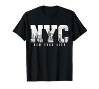 NYC New York City NY Vintage Skyline USA América Camiseta