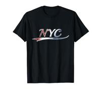 NYC New York City Patriotic Distressed American USA Camiseta