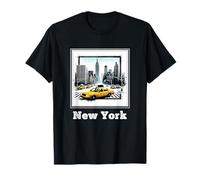 NYC New York Yellow Cab Taxi Regalo Recuerdo tee Hombres Camiseta