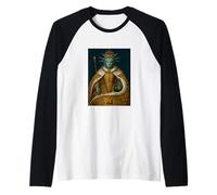 NYC Statue of Liberty Inspired from Royal Art Abstract Cool Camiseta Manga Raglan