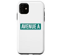 NYC Street Signs Avenue A Alphabet City para Hombres y Mujeres Carcasa para iPhone 11