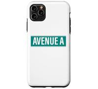 NYC Street Signs Avenue A Alphabet City para Hombres y Mujeres Carcasa para iPhone 11 Pro MAX