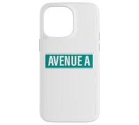 NYC Street Signs Avenue A Alphabet City para Hombres y Mujeres Carcasa para iPhone 14 Pro MAX