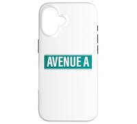 NYC Street Signs Avenue A Alphabet City para Hombres y Mujeres Carcasa para iPhone 16