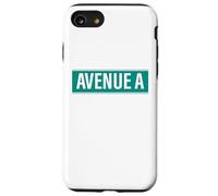NYC Street Signs Avenue A Alphabet City para Hombres y Mujeres Carcasa para iPhone SE (2020) / 7/8