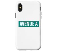 NYC Street Signs Avenue A Alphabet City para Hombres y Mujeres Carcasa para iPhone X/XS