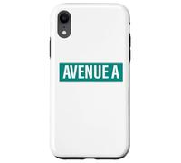 NYC Street Signs Avenue A Alphabet City para Hombres y Mujeres Carcasa para iPhone XR