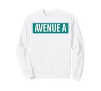 NYC Street Signs Avenue A Alphabet City para Hombres y Mujeres Sudadera