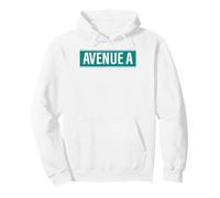 NYC Street Signs Avenue A Alphabet City para Hombres y Mujeres Sudadera con Capucha