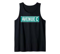 NYC Street Signs Avenue C Alphabet City para Hombres y Mujeres Camiseta sin Mangas