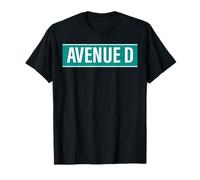 NYC Street Signs Avenue D Alphabet City para Hombres y Mujeres Camiseta