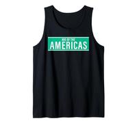 NYC Street Signs Avenue of The Americas para Hombres y Mujeres Camiseta sin Mangas