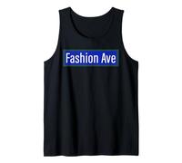 NYC Street Signs Fashion Ave Manhattan para Hombres y Mujeres Camiseta sin Mangas