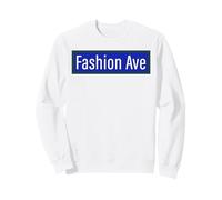 NYC Street Signs Fashion Ave Manhattan para Hombres y Mujeres Sudadera