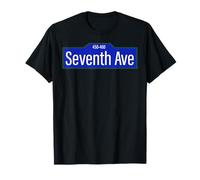 NYC Street Signs Seventh Ave Manhattan para Hombres y Mujeres Camiseta