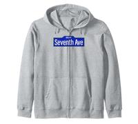 NYC Street Signs Seventh Ave Manhattan para Hombres y Mujeres Sudadera con Capucha