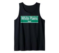 NYC Street Signs White Plains Road para Hombres y Mujeres Camiseta sin Mangas