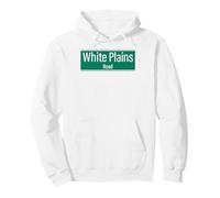NYC Street Signs White Plains Road para Hombres y Mujeres Sudadera con Capucha