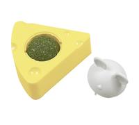 NYCEMAKEUP Juguete de bola de menta natural en la pared, elimina la bola de pelo para promover la digestión, aperitivos, juguete de menta gatera, juguete recargable para gatos adultos aburridos de