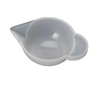 NYCEMAKEUP Molde de silicona, dispensador de tazas, herramientas de modulación de color, manualidades hechas a mano para niños, accesorios de regalo, molde de resina