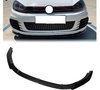 NYCH Labio del Parachoques Delantero para Golf 6 MK6 GTI GTD 2010-2013,Carrocería Delantero Coche Spoiler Splitter Bumper Lip,A/Black