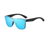 NYDIIDNX Polarized sunglasses, driving night vision glasses, integrated goggles(3019BlackFrameIceBlue)