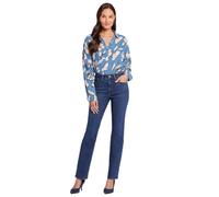 NYDJ High Rise Marilyn Straight Jeans, Costa Dorada, 42 para Mujer