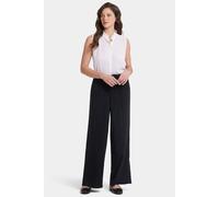 NYDJ Jayne Pull On Wide Leg Overdye Black Talla: S | Pantalones Outlet | Mujer | Negro