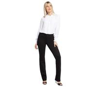 NYDJ Marilyn Straight Denim Jeans, Negro, 42 para Mujer