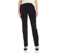 NYDJ Women's Marilyn Straight Leg Jeans, Black, 0