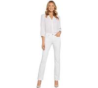 NYDJ Women's Marilyn Straight Leg Jeans, Optic White, 10